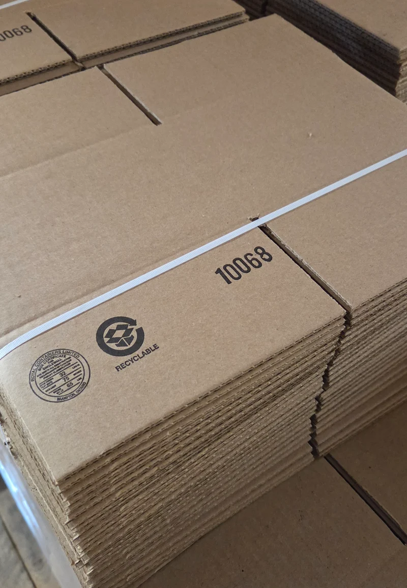 Packing Box, 7.0W"×7.0D"x4.25"H, 25pc