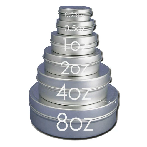 Seamless Tin, Flat 1/4oz