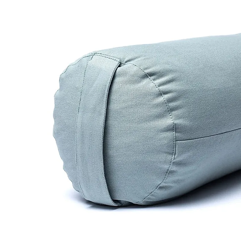 Bolster rond lotus saliegroen biokatoen