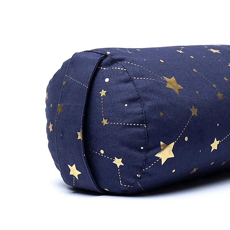 Bolster sterrenhemel donkerblauw biokatoen