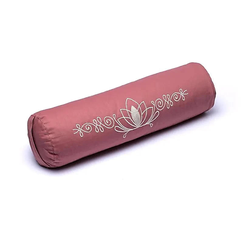 Bolster oudroze lotus biokatoen