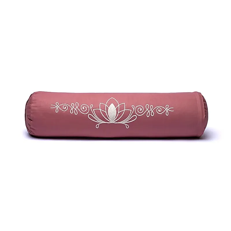 Bolster oudroze lotus biokatoen