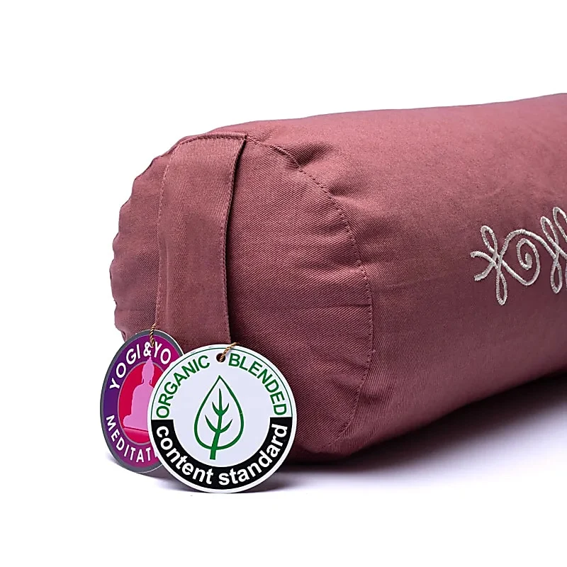 Bolster oudroze lotus biokatoen