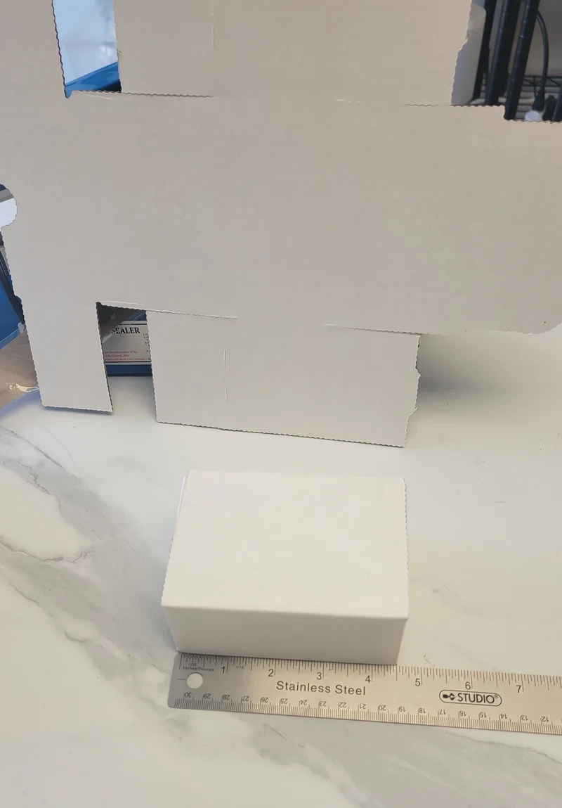 Foldable Gift/packing box (3.5x4.5x2H")