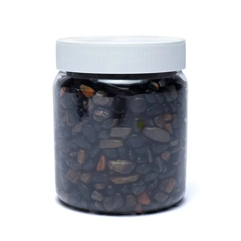Zwarte onyx trommelstenen A/B kwaliteit