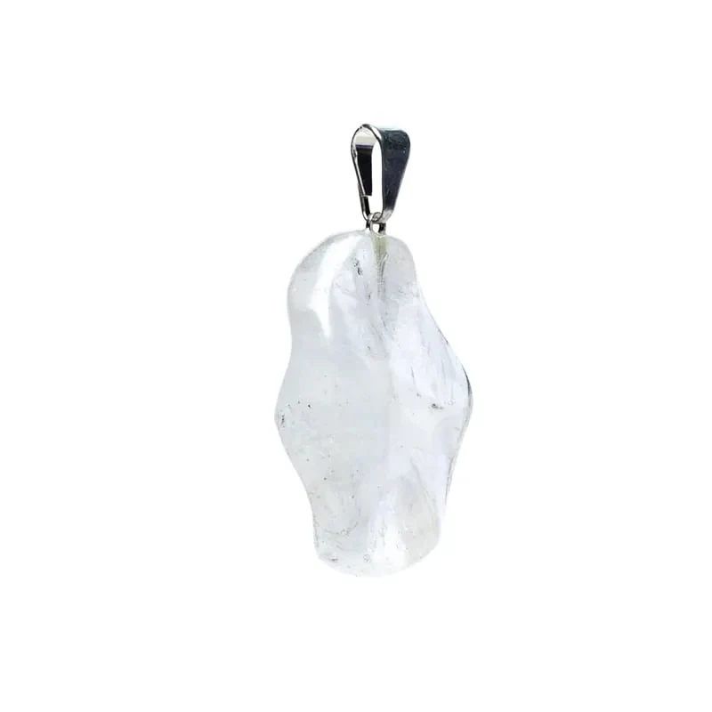 Bergkristal edelsteenhanger fantasievorm