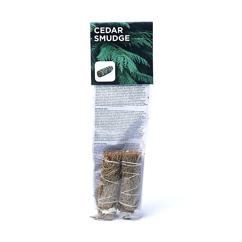 Ceder smudge stick S set van 2