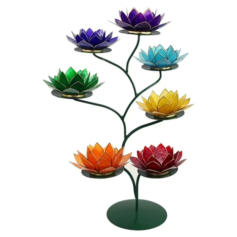 Chakra Lotus display groen