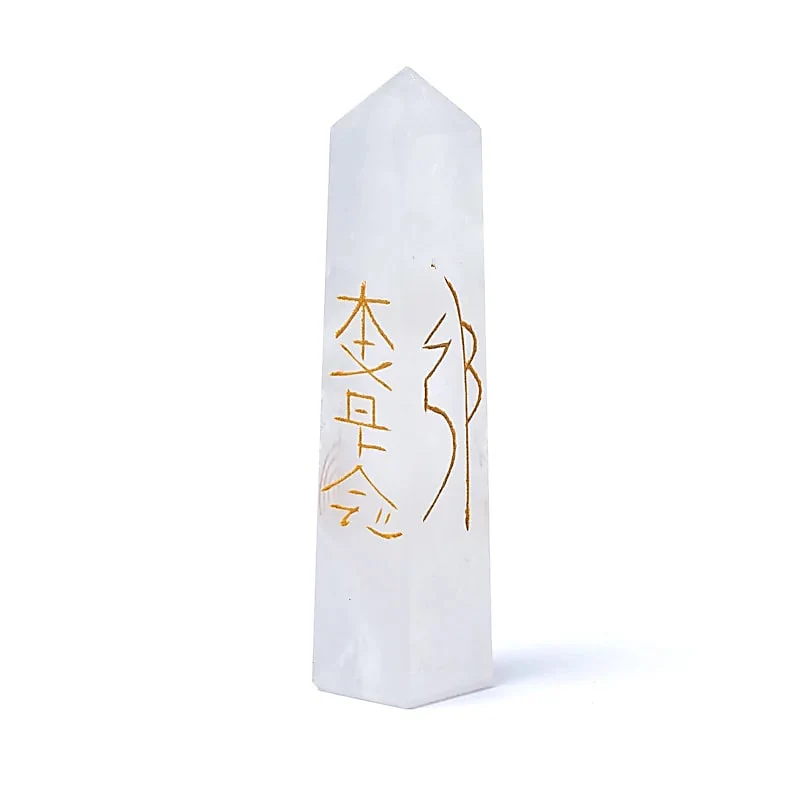 Bergkristal reiki obelisk