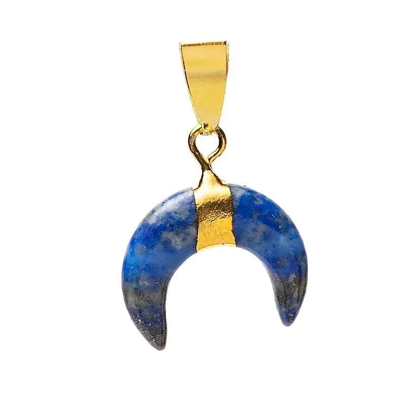 Hanger halve maan lapis lazuli