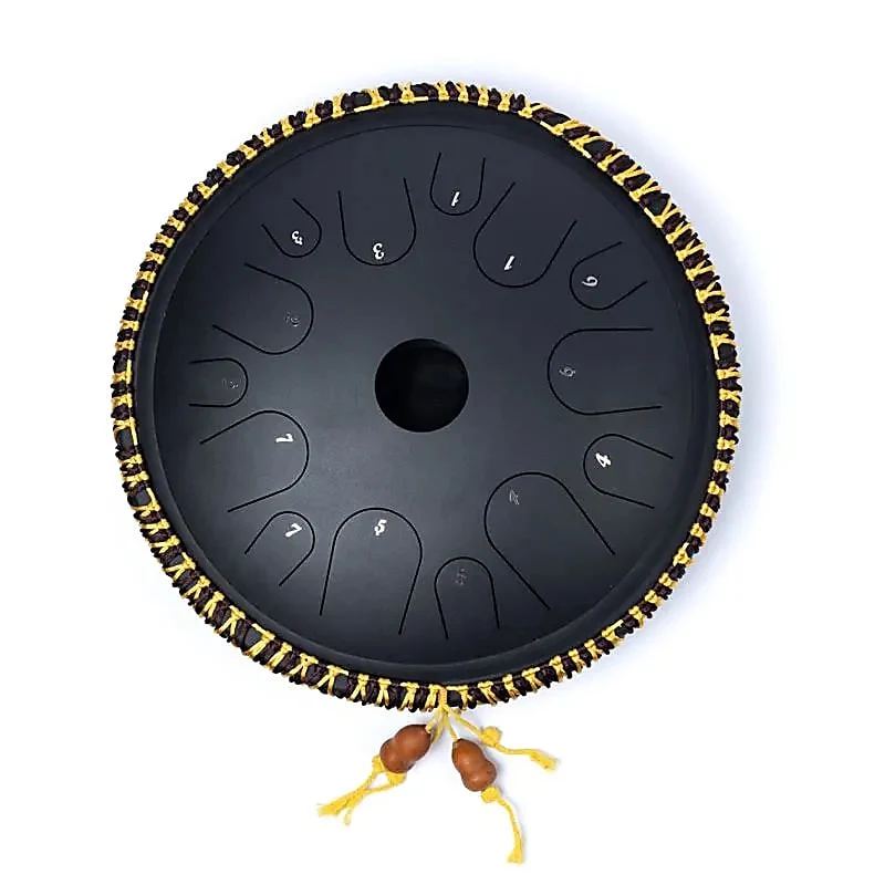 Hluru Tapping drum 14 noten zwart C-majeur