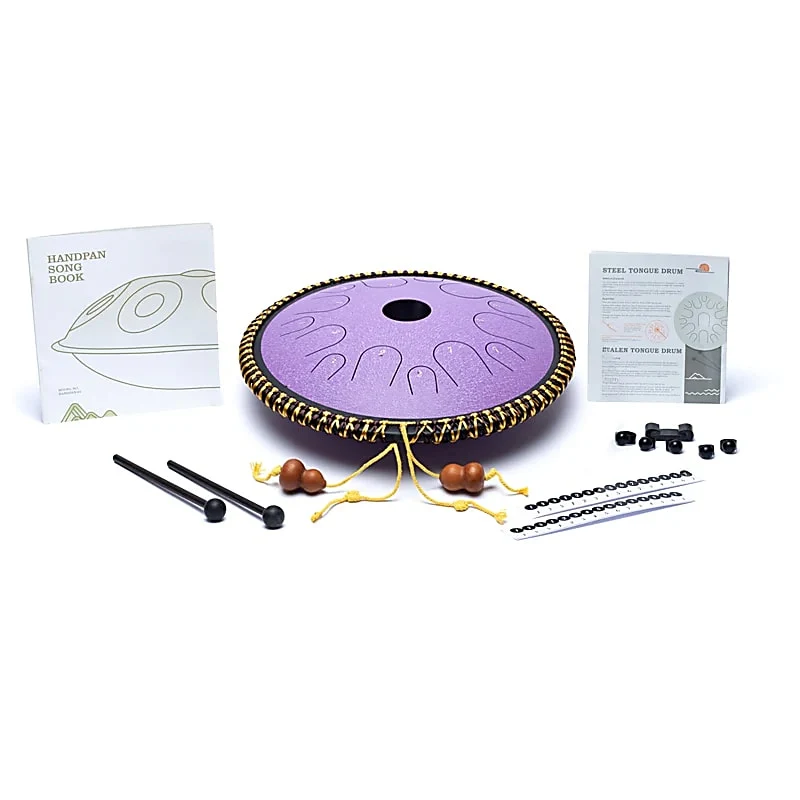Hluru Tapping drum 14 noten lavendel C-majeur