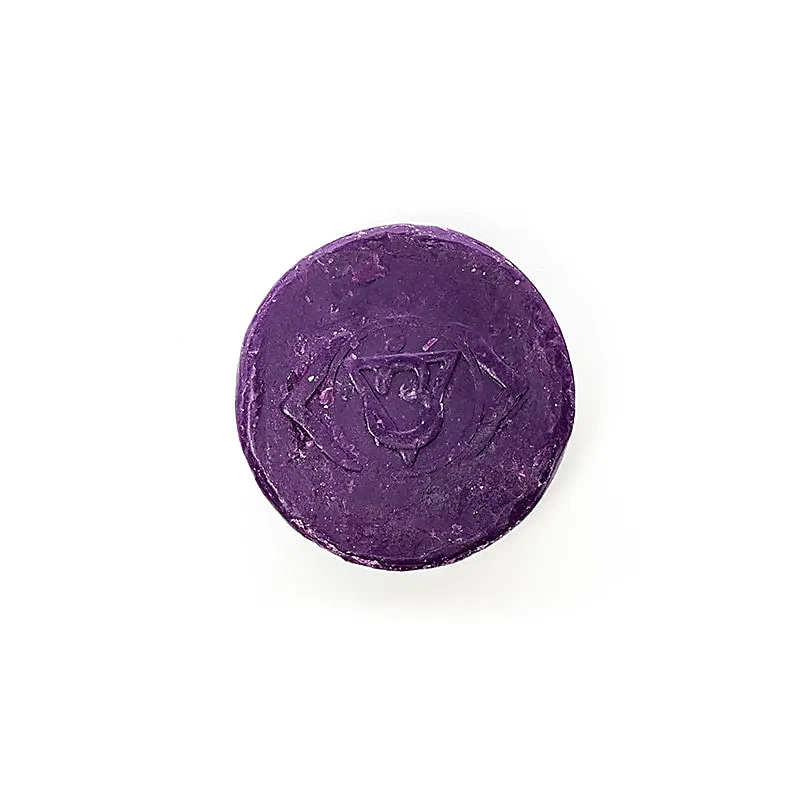 Holy Lama zeep derde oog chakra in palmblad