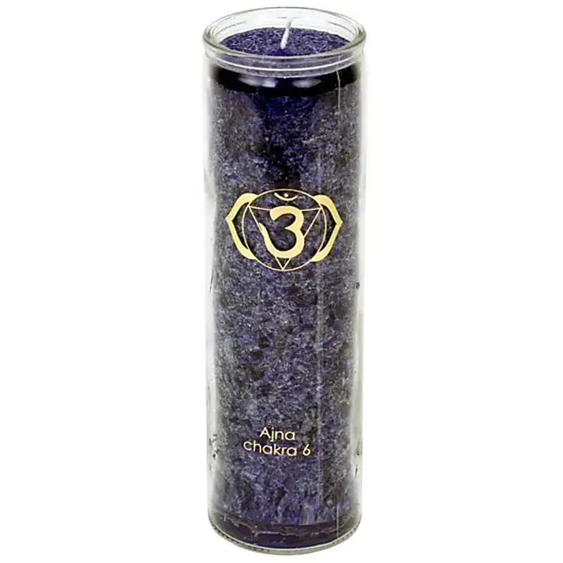 Geurkaars stearine 6e chakra 100 uur