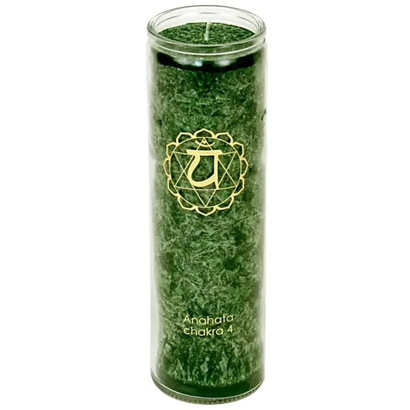 Geurkaars stearine 4e chakra 100 uur