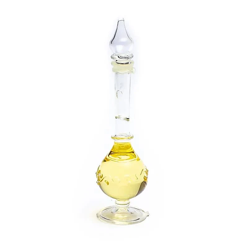 Geurolie in handgeblazen flesje sandelhout & vetiver