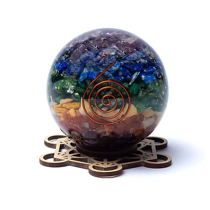 Edelsteenbol houder Metatron's kubus