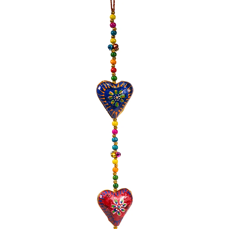 Decoratieve slinger hartjes kunststof