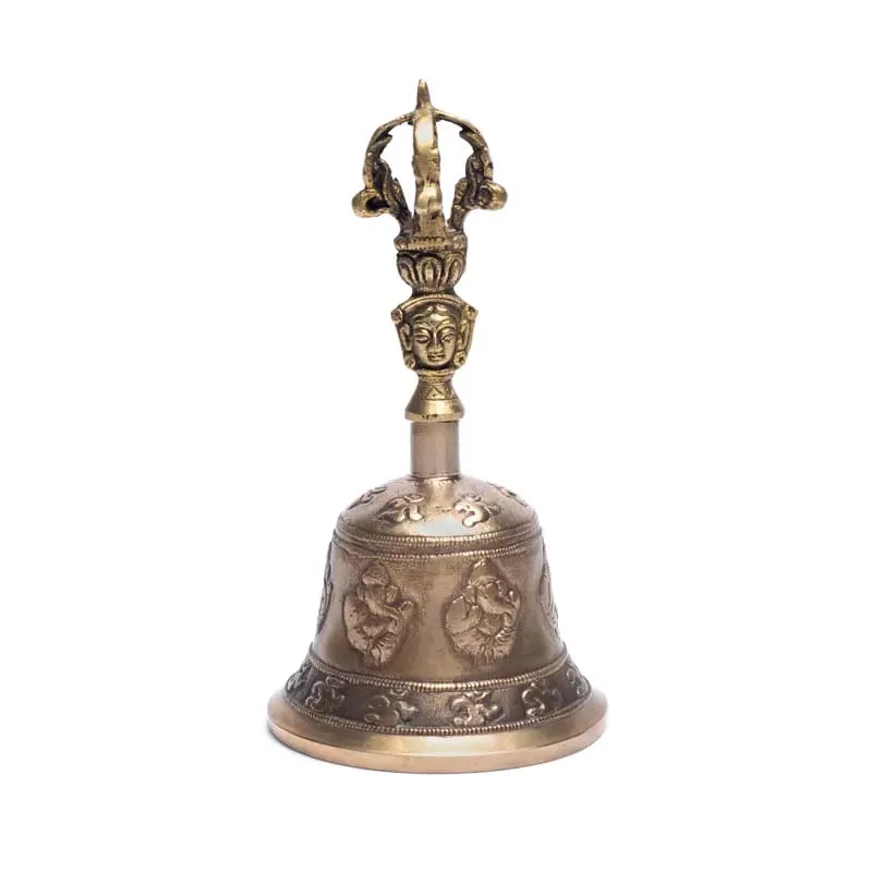 Dorje & bel met Ganesha en Ohm M