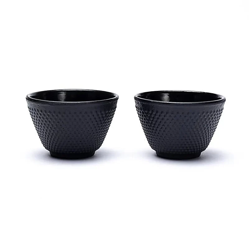 Japanse stijl geëmailleerde theekopjes set van 2