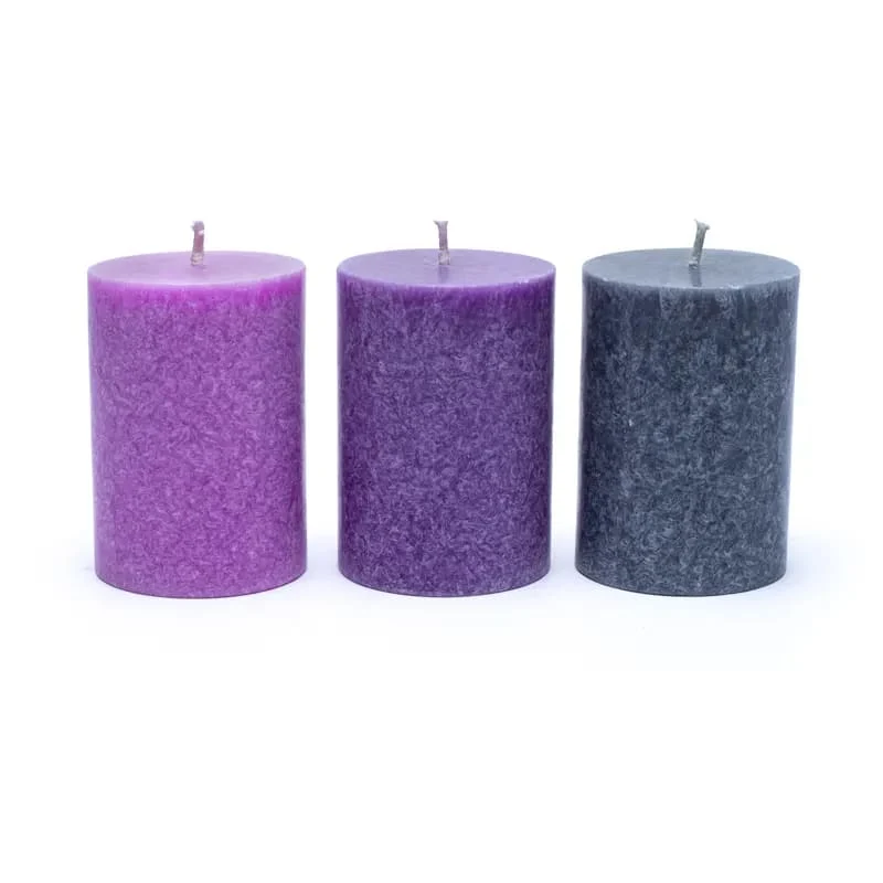 Kaarsen stearine 3 x MINDFULNESS