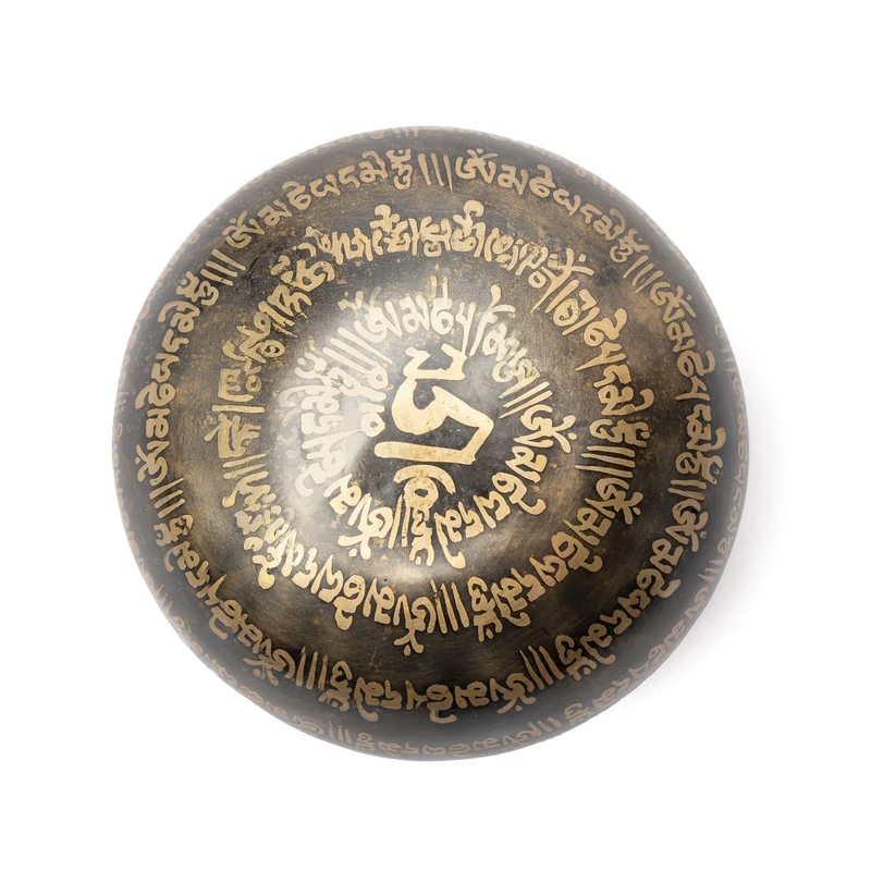 Klankschaal Tibet gegraveerd