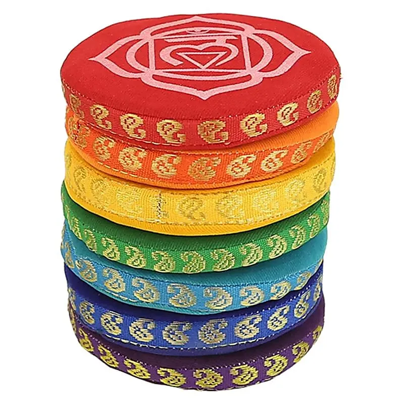 Klankschaalkussens 7 Chakra's
