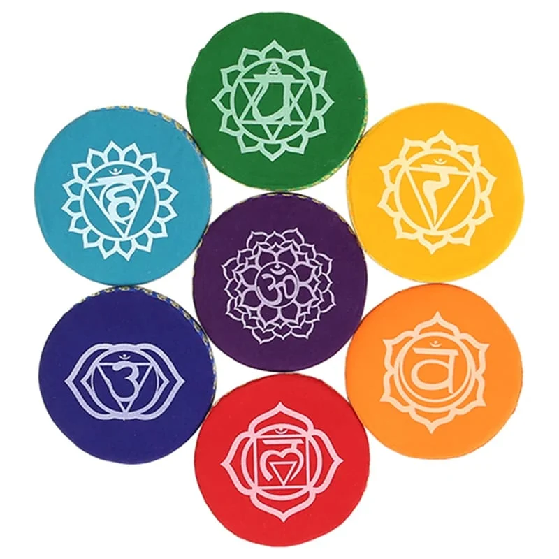Klankschaalkussens 7 Chakra's