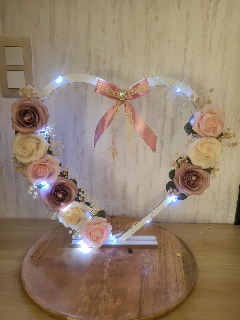 Cœur pour decoration avec led