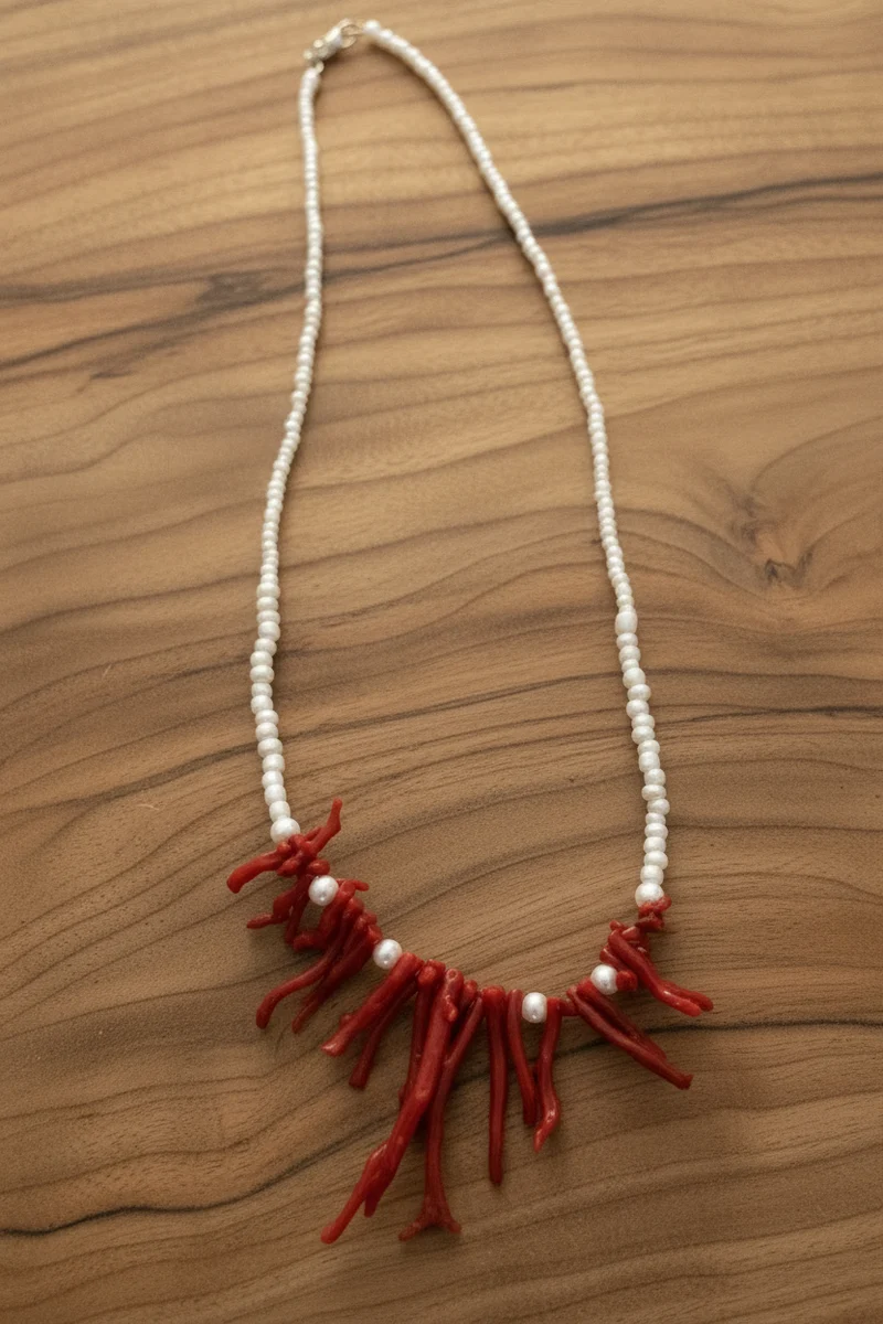 Parure corail rouge de Sardaigne 2