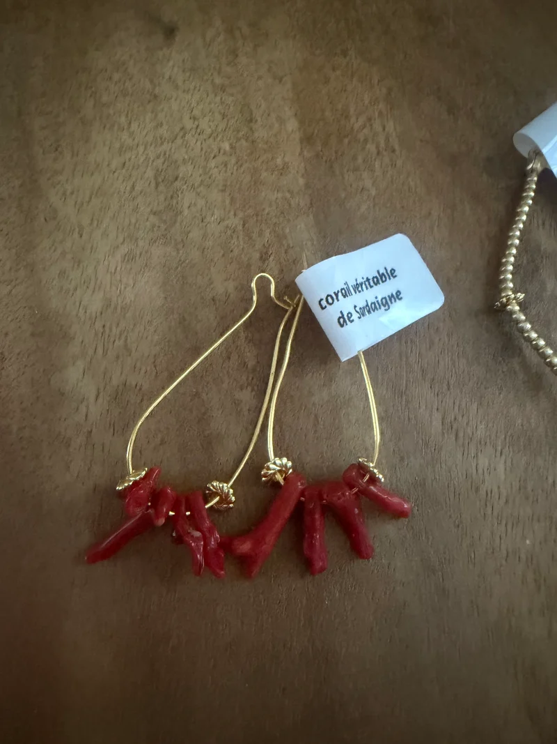 Parure corail rouge de Sardaigne