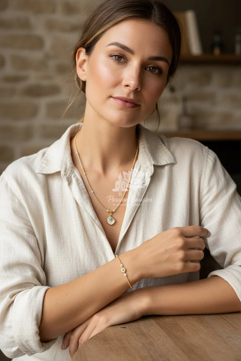 Parure « soleil d’azur »