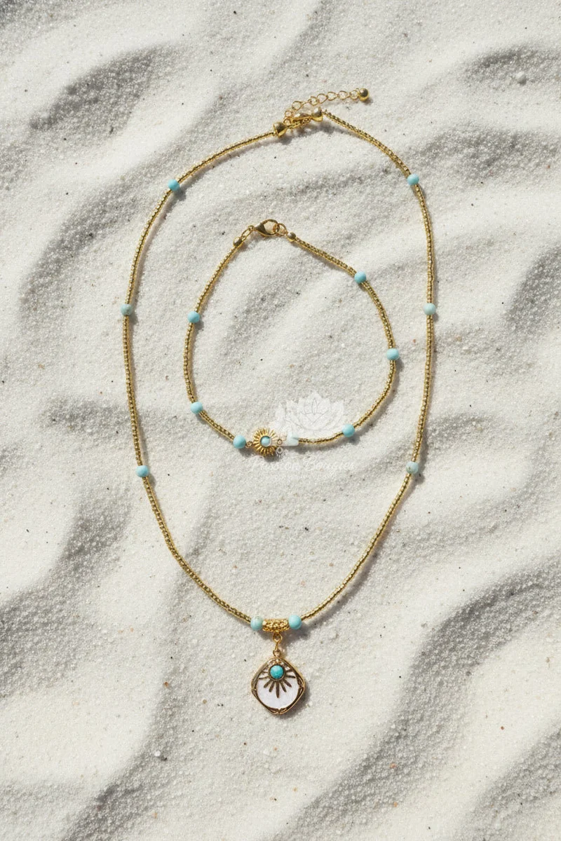 Parure « soleil d’azur »