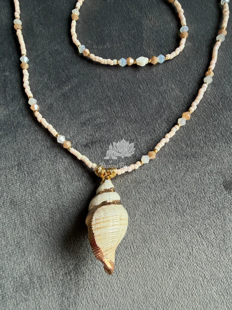 Collier coquillage prestige