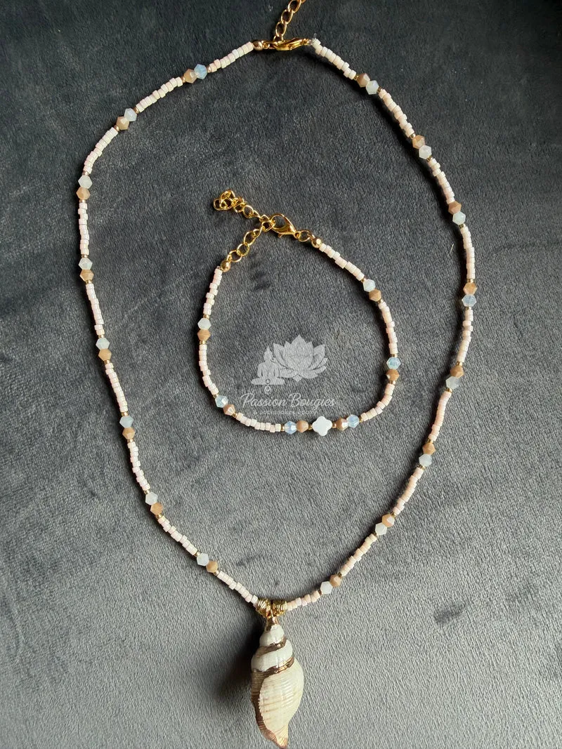 Collier coquillage prestige