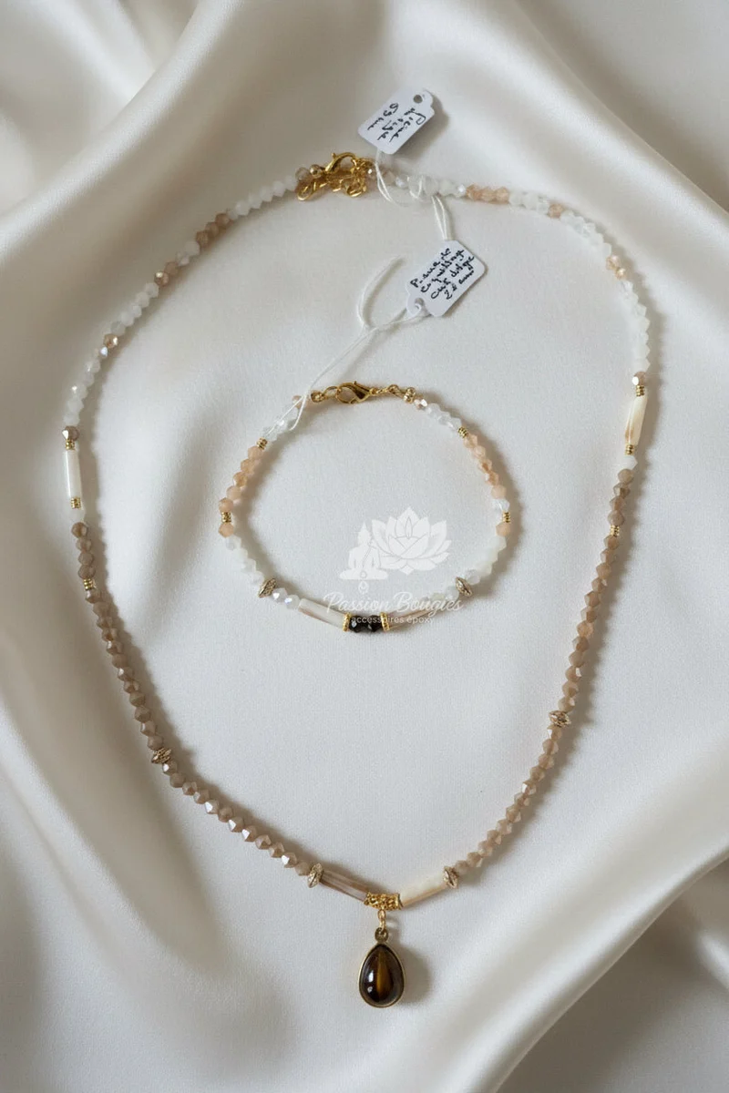 Parure «œil de tigre »