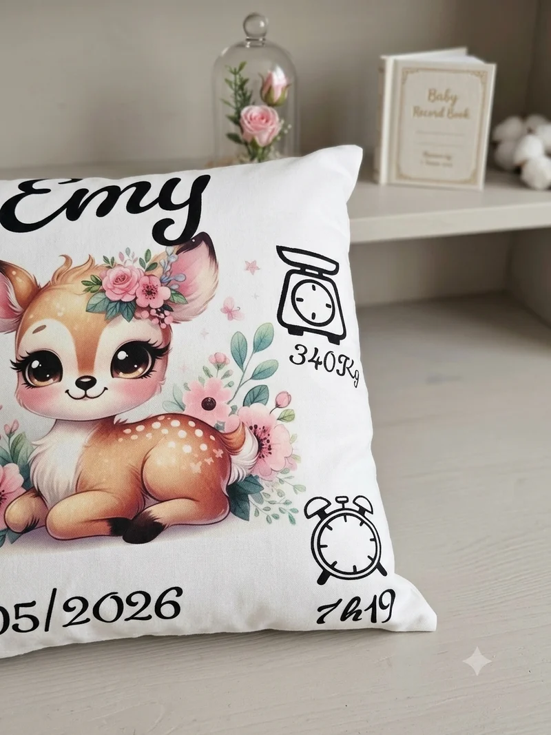 Coussin a personalisee