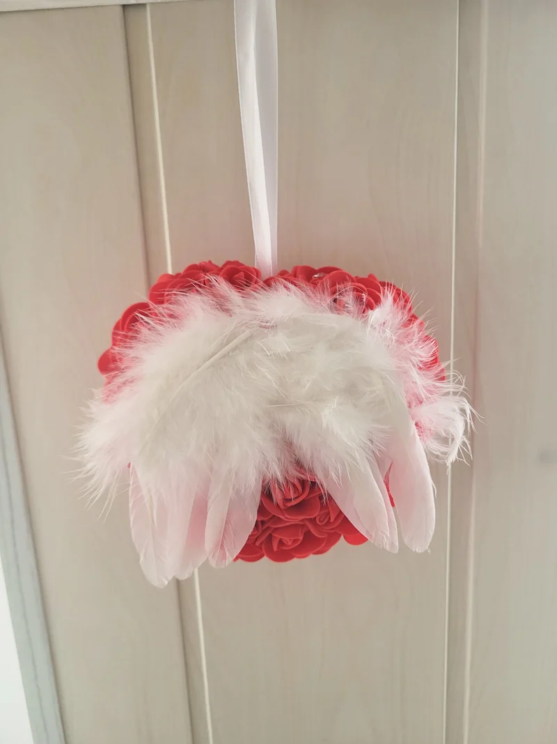 Petit coeur ange a suspendre