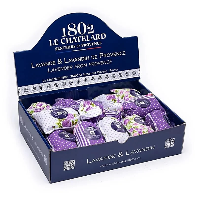 Lavendel & Lavandin Lila zakjes in display
