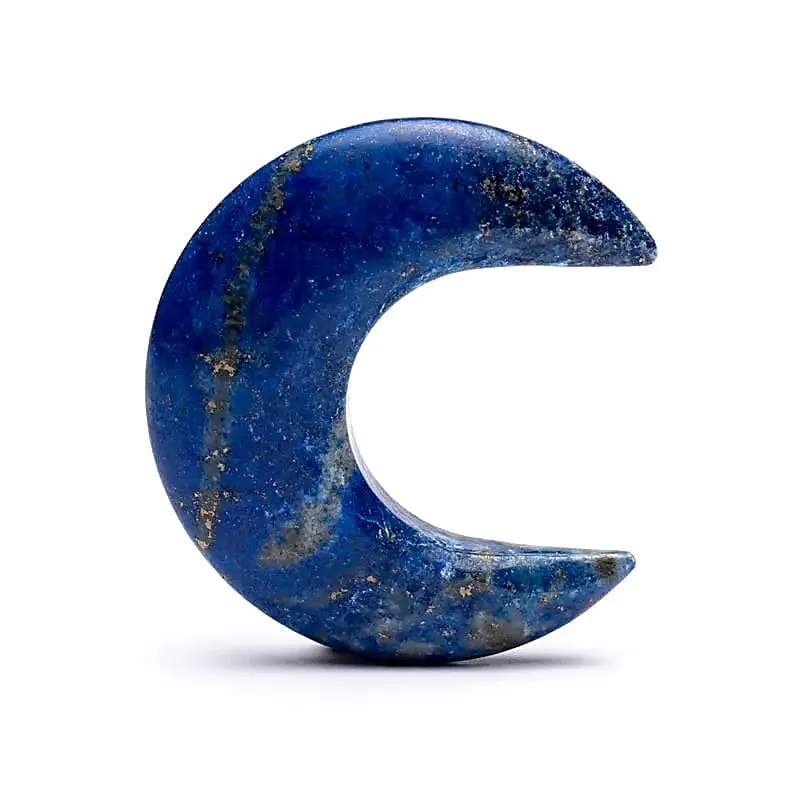 Maanvormige edelsteen lapis lazuli