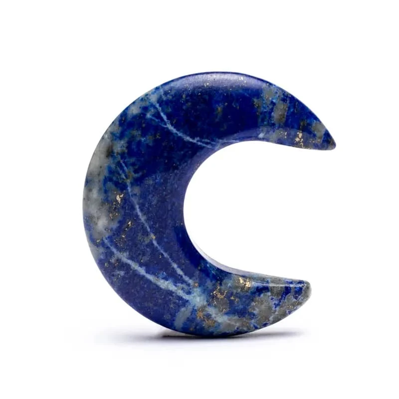 Maanvormige edelsteen lapis lazuli