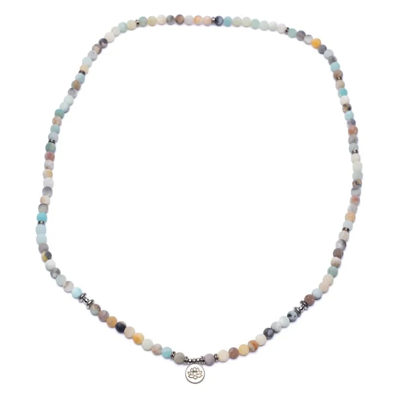 Mala amazoniet elastisch met lotus