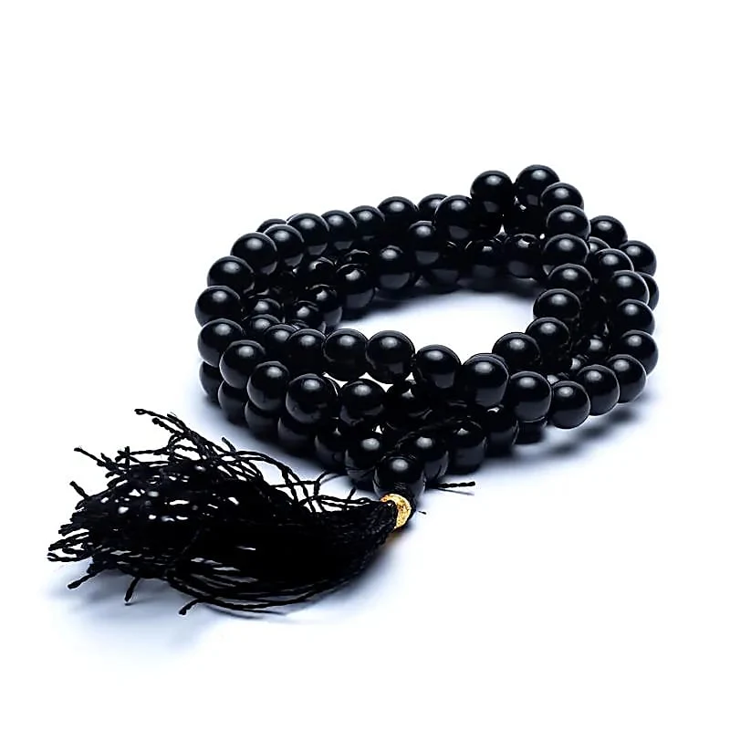 Mala Onyx zwart AA-kwaliteit 108 kralen