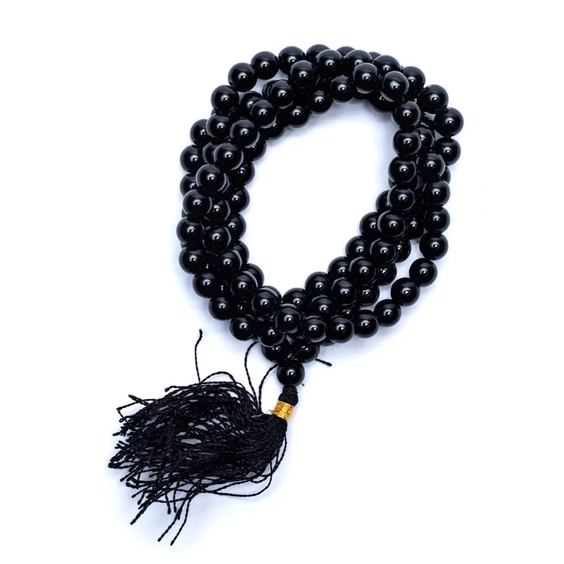 Mala Onyx zwart AA-kwaliteit 108 kralen