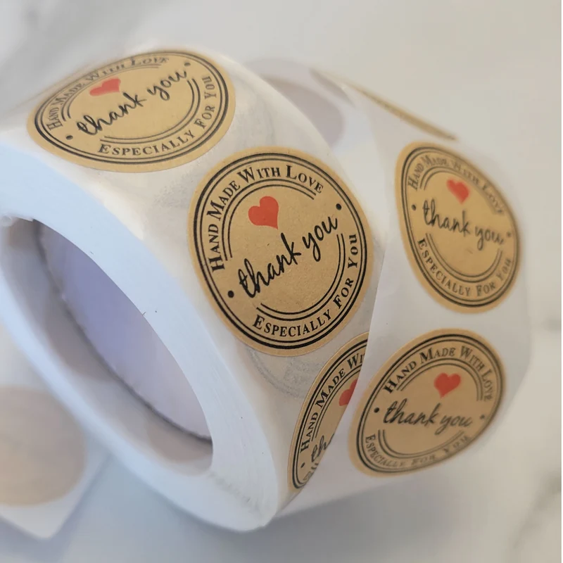 Labels, Thank You w/Heart