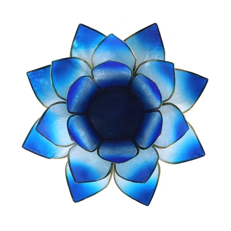 Lotus sfeerlicht blauw 2-kleurig