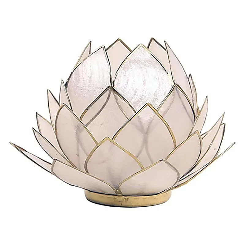 Lotus sfeerlicht naturel groot
