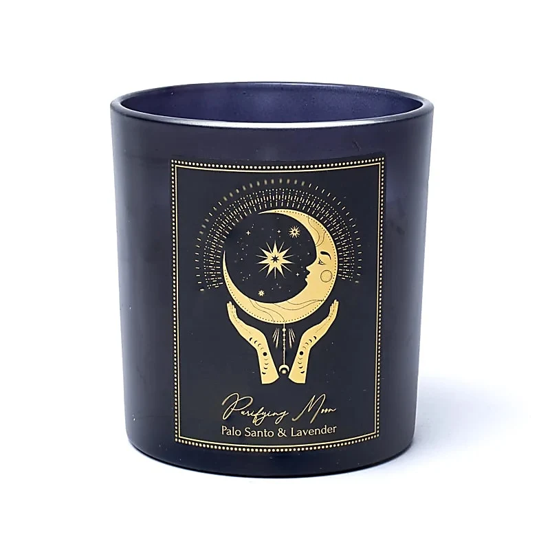 Manifestatiekaars Purifying Moon in glas
