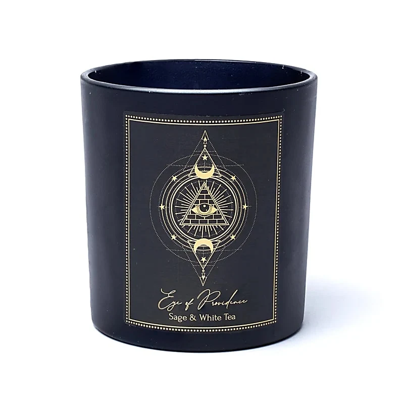 Manifestatiekaars Eye of Providence in glas