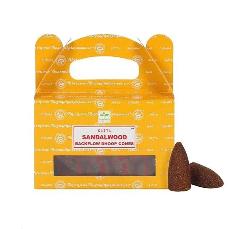 Sandelhout backflow wierookkegels